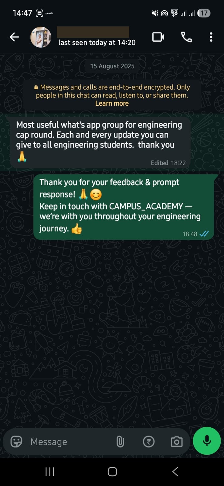Student Feedback 13